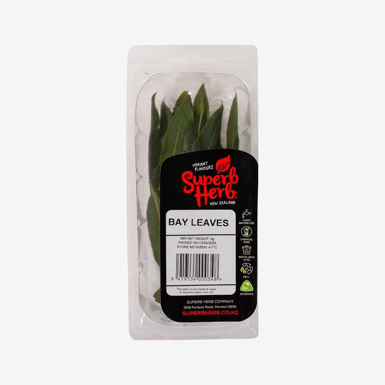 Superb Herb Bay Leaves Prepack 4g