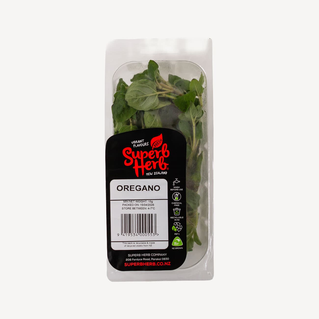 Superb Herb Oregano Prepack 15g