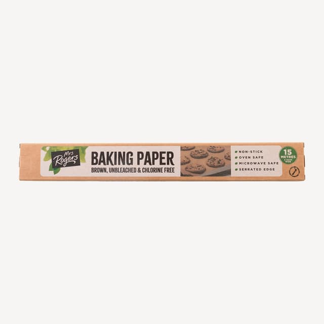 Mrs Rogers Brown Baking Paper 15m