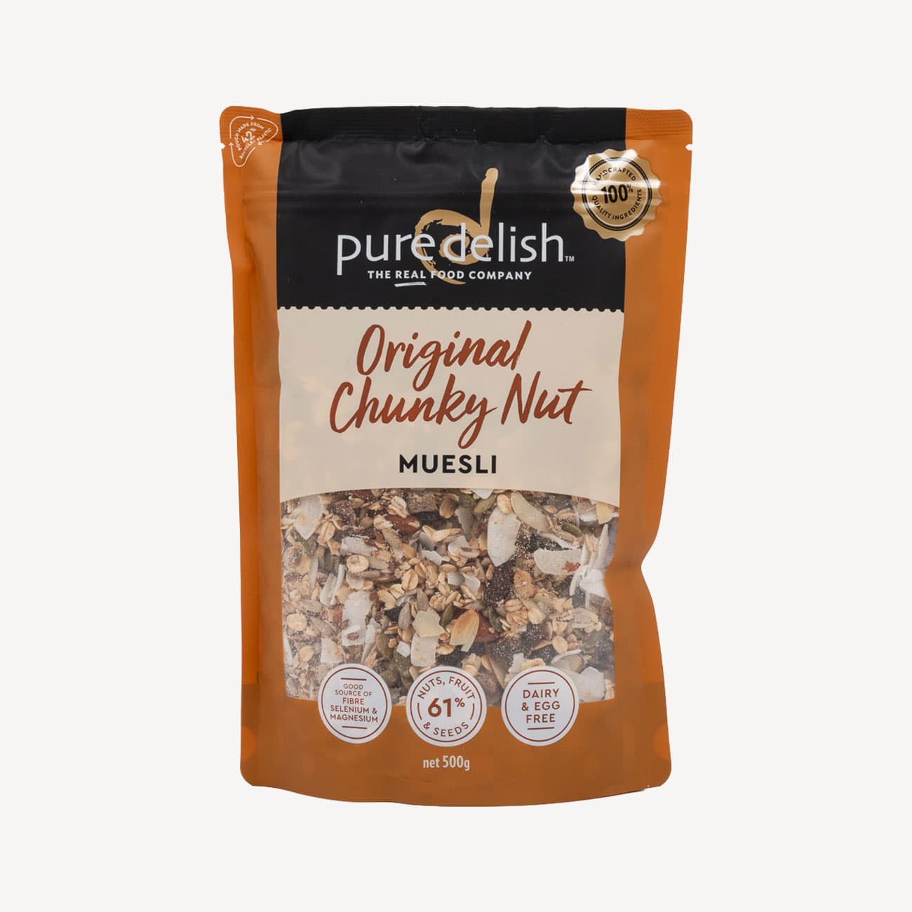 Pure Delish Original Chunky Muesli 500g