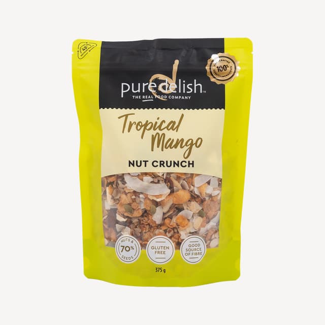 Pure Delish Tropical Mango Nut 375g
