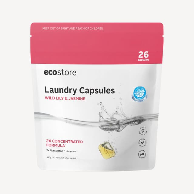 ecostore Laundry Capsules Wild Lily & Jasmine 26's