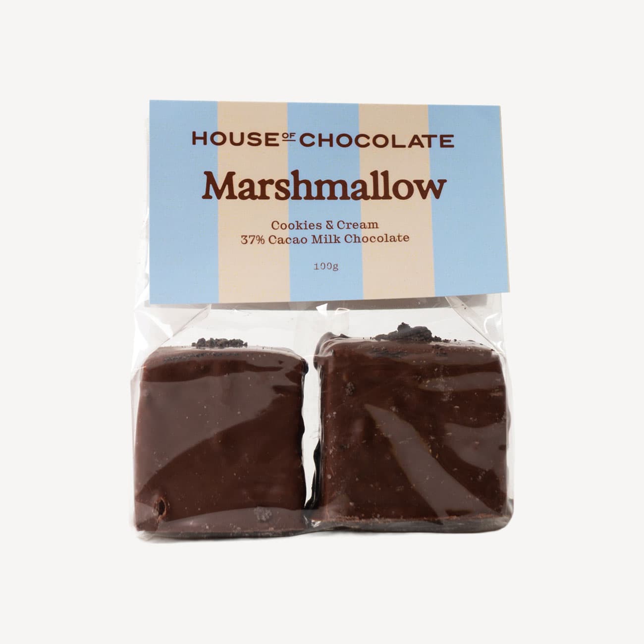 House of Chocolate Cookies & Cream Marshmallow 100g