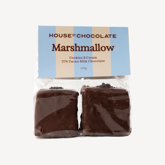 House of Chocolate Cookies & Cream Marshmallow 100g