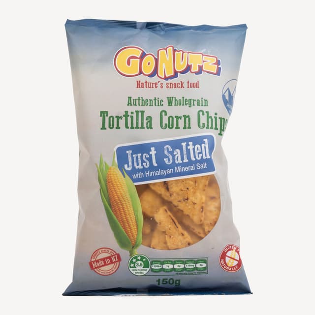 Gonutz Corn Chips Just Salted 150g