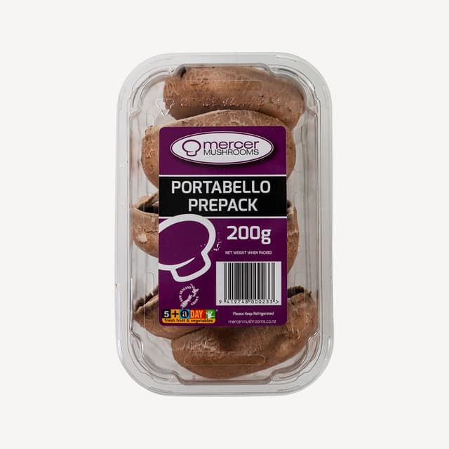 Portobello Mushrooms 200g