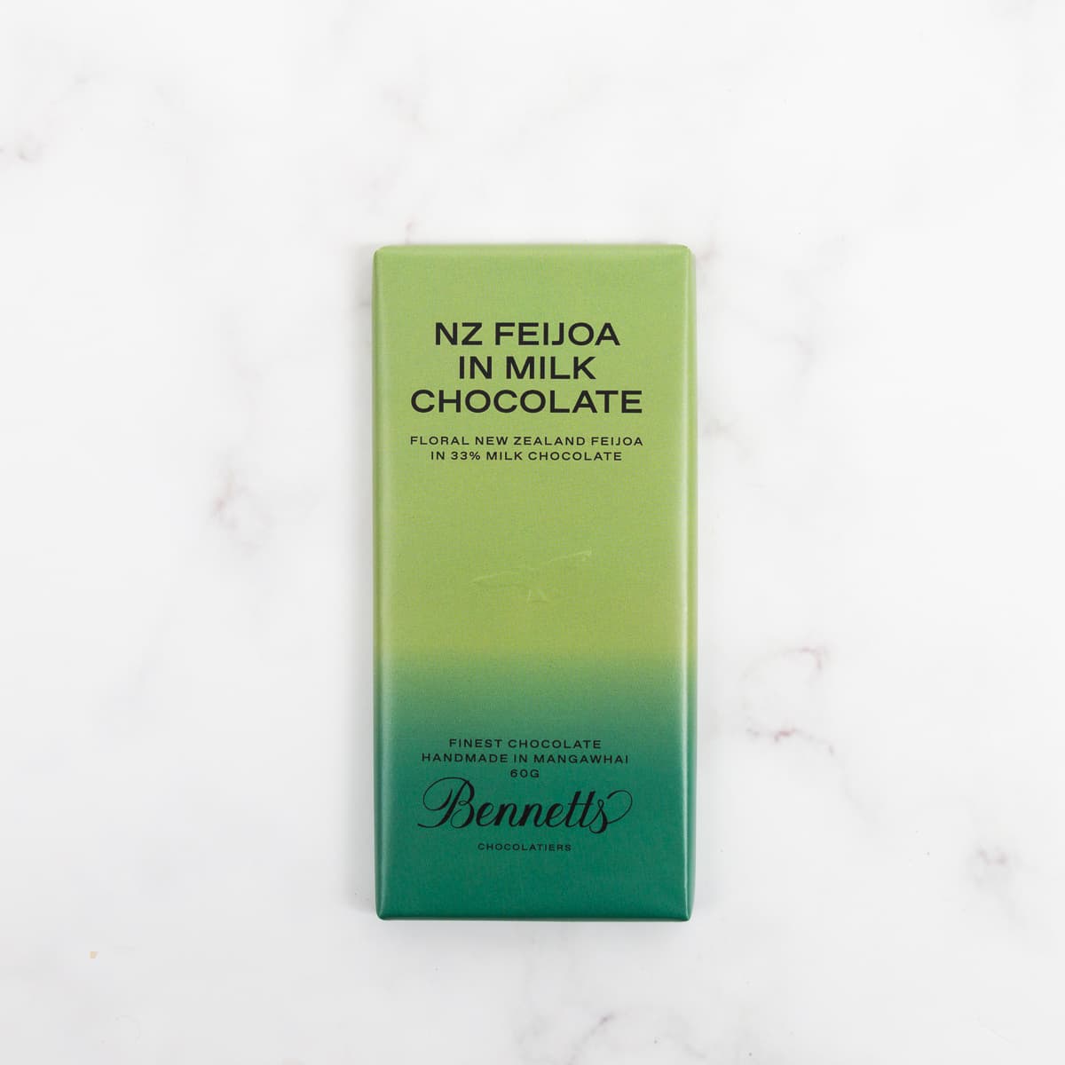 Bennetts Feijoa Milk Chocolate Bar 60g