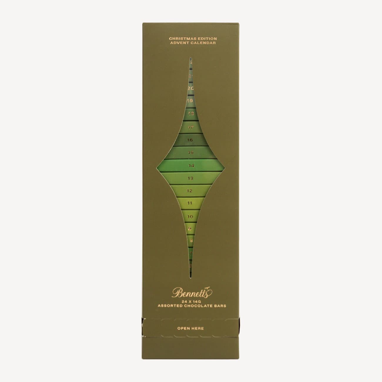 Bennetts Christmas Advent Calendar Tower 336g