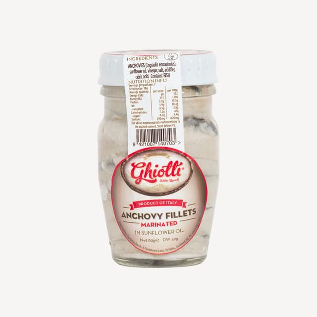 Ghiotti Marinated Anchovies 80g