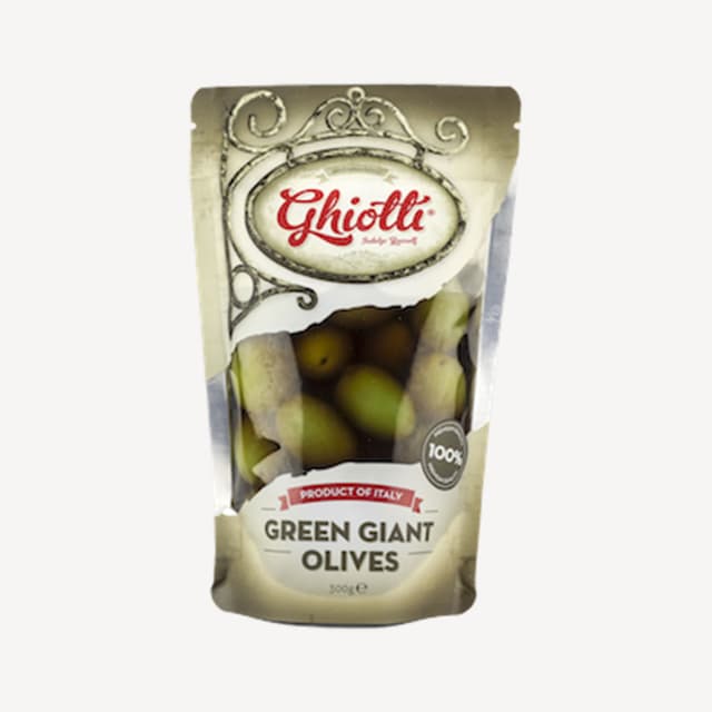 Ghiotti Giant Green Olives 300g