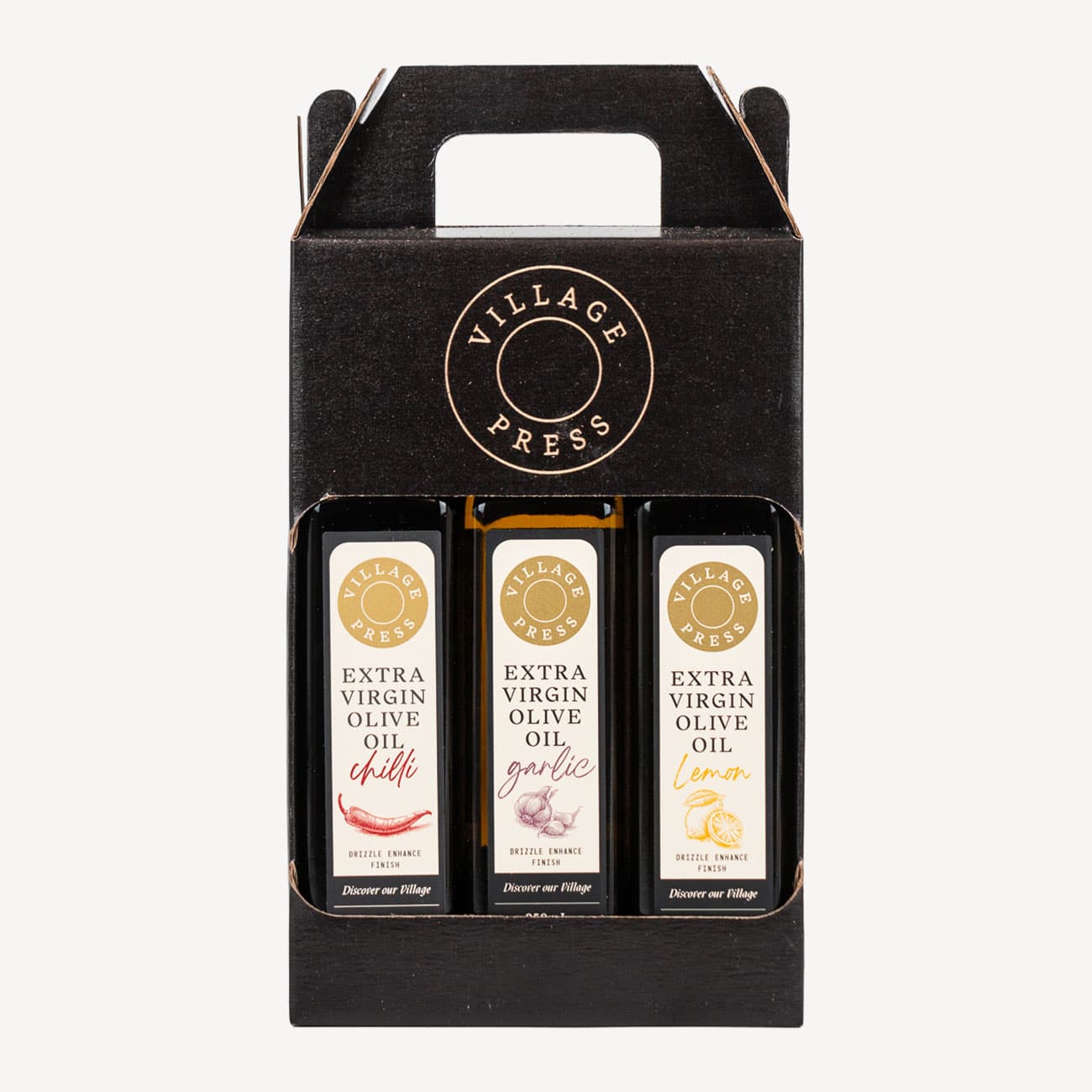 The Village Press Infused Olive Oil Gift Pack 3 Pack