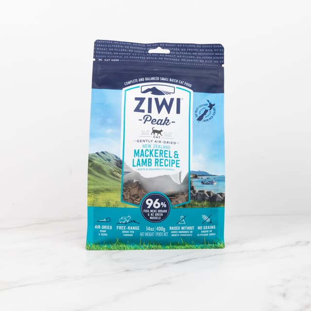 Ziwi Peak Air Dried Mackerel And Lamb Cat Food 400g