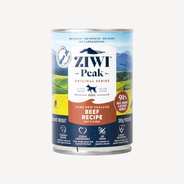Ziwi Peak Canned Beef Dog Food 390g