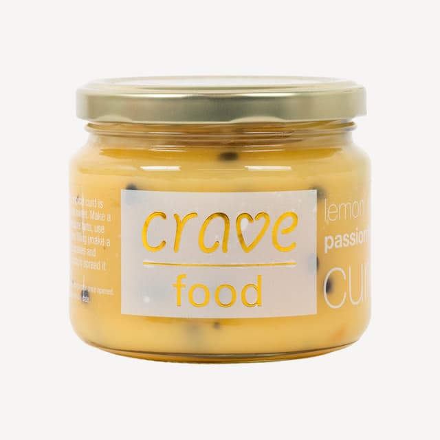 Crave Foods Lemon And Passionfruit Curd 360g