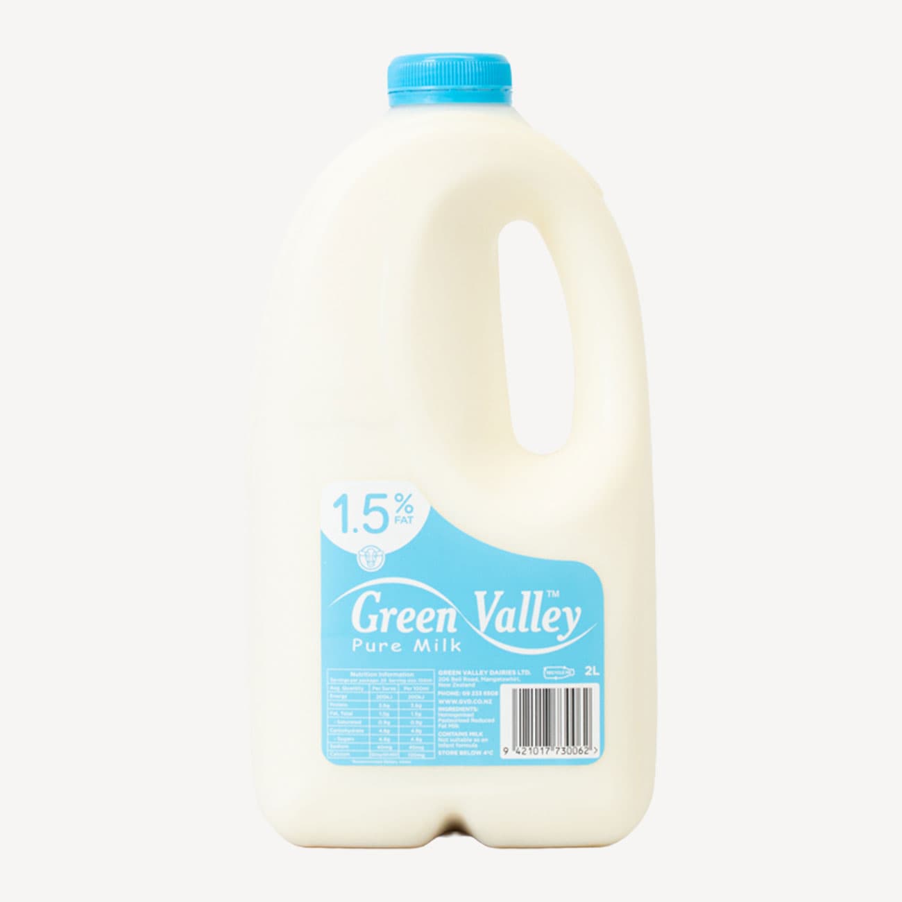 Green Valley Lite Blue Milk 2l