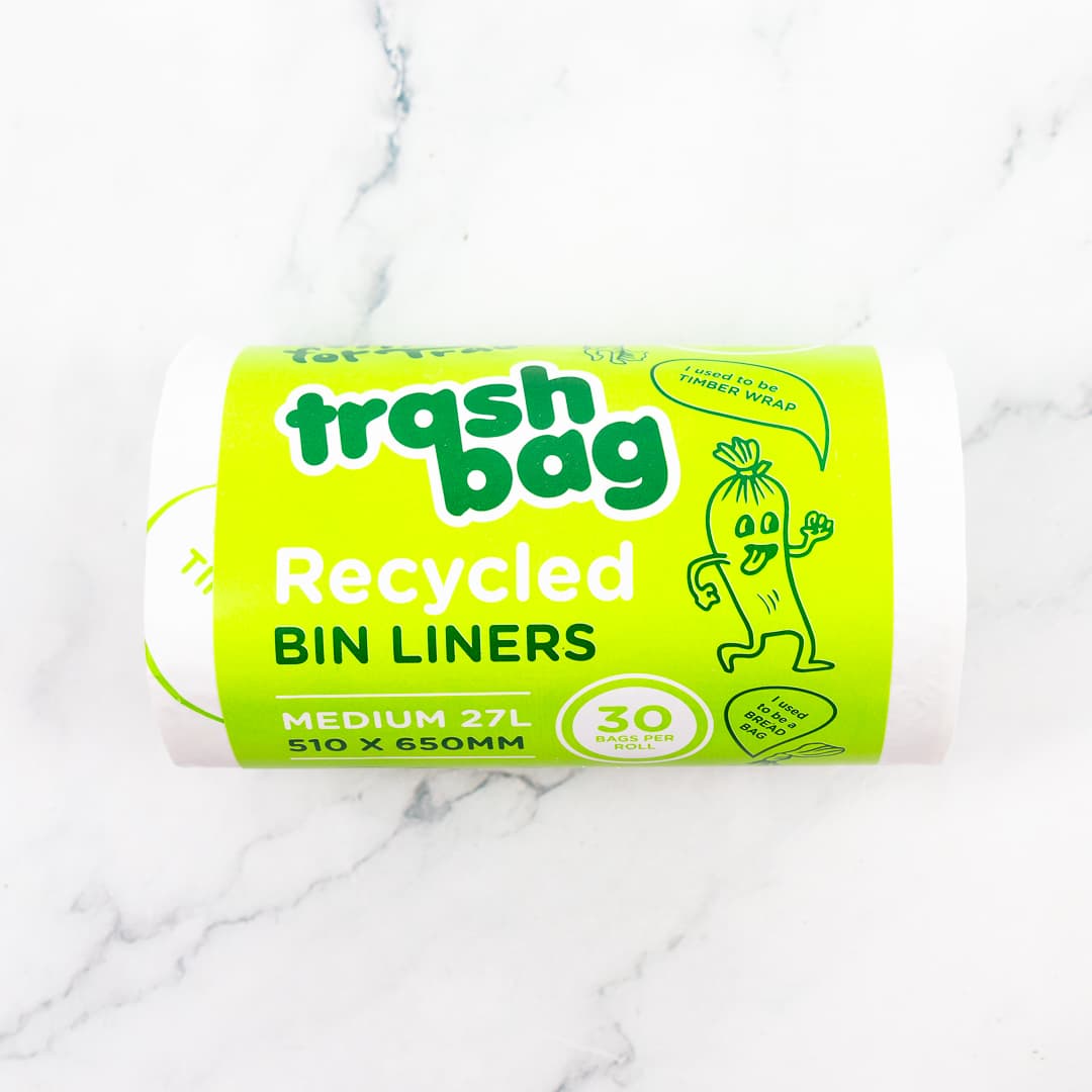 Trashbag Recycled Medium Bin Liner 30 Pack