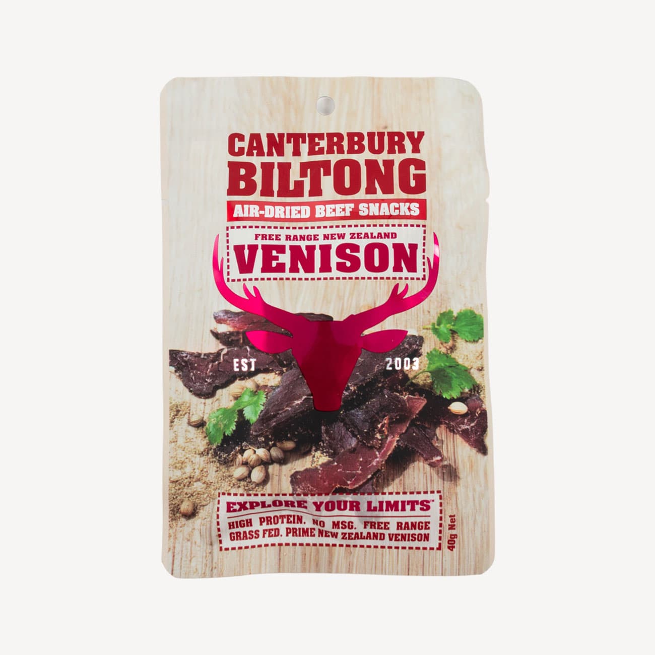 Canterbury Biltong Venison 40g