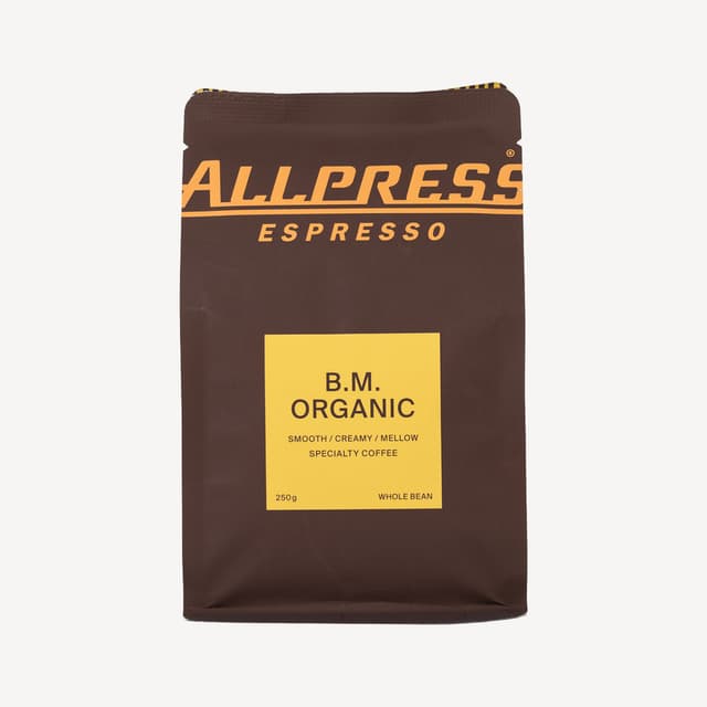 Allpress Espresso Browns Mill Organic Blend Coffee Whole Beans 250g