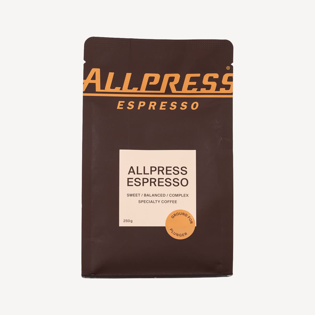 Allpress Espresso Espresso Blend Coffee Plunger Ground 250g