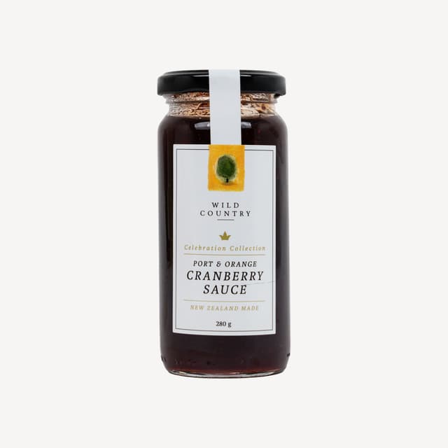 Wild Country Celebration Cranberry And Port Sauce 280g