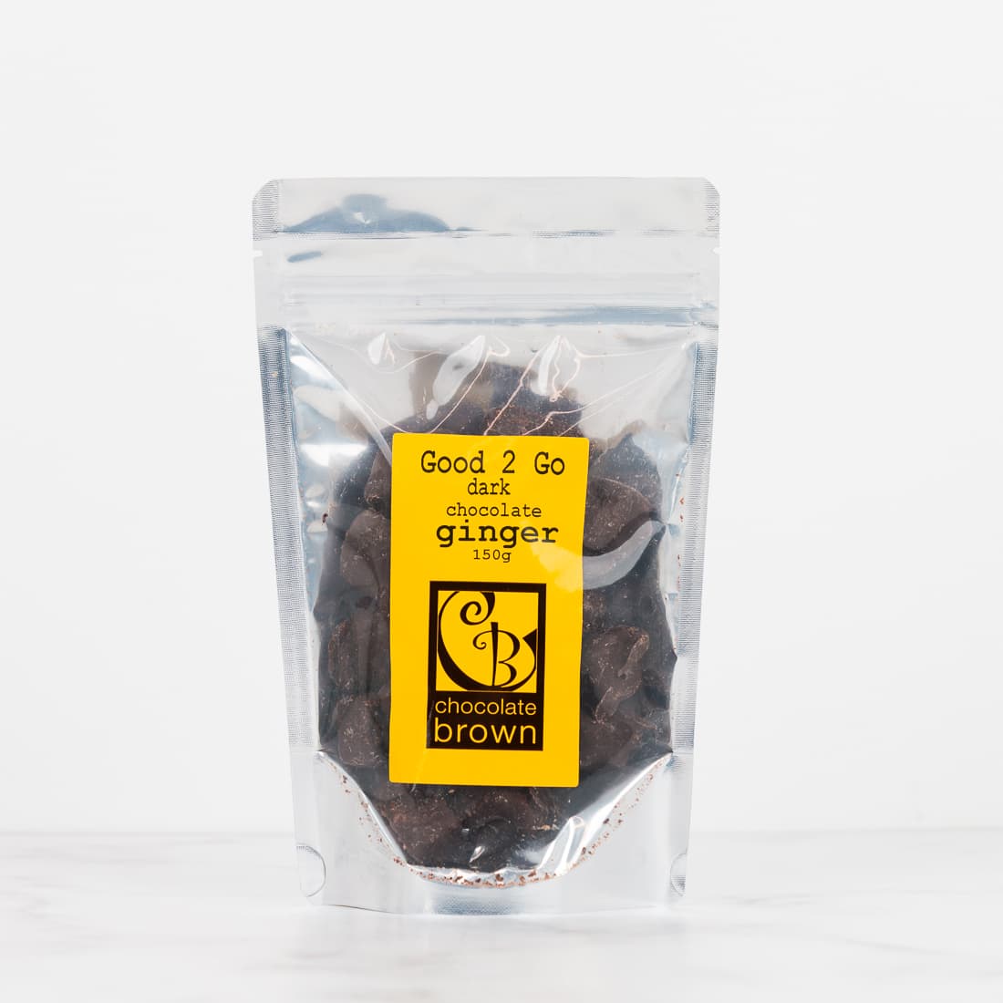Chocolate Brown Chocolate Ginger Bag 150g