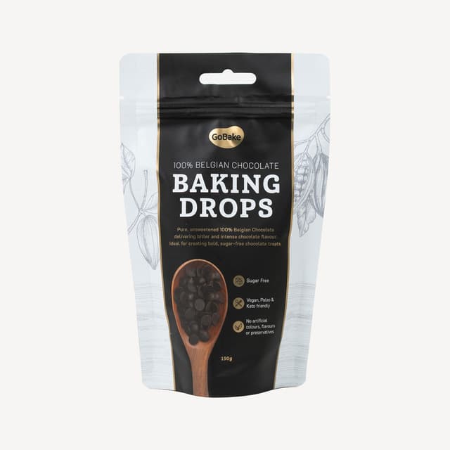 Go Bake Dark Callets 100% Choc 150g