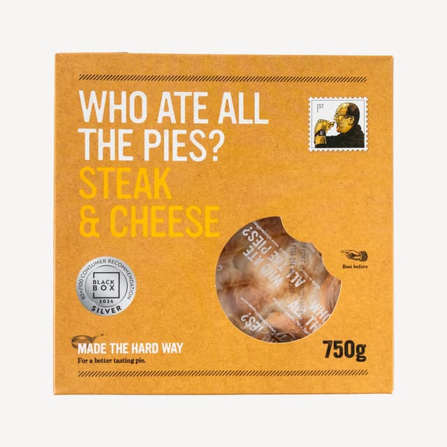 Who Ate All The Pies Steak And Cheese Pie 750g