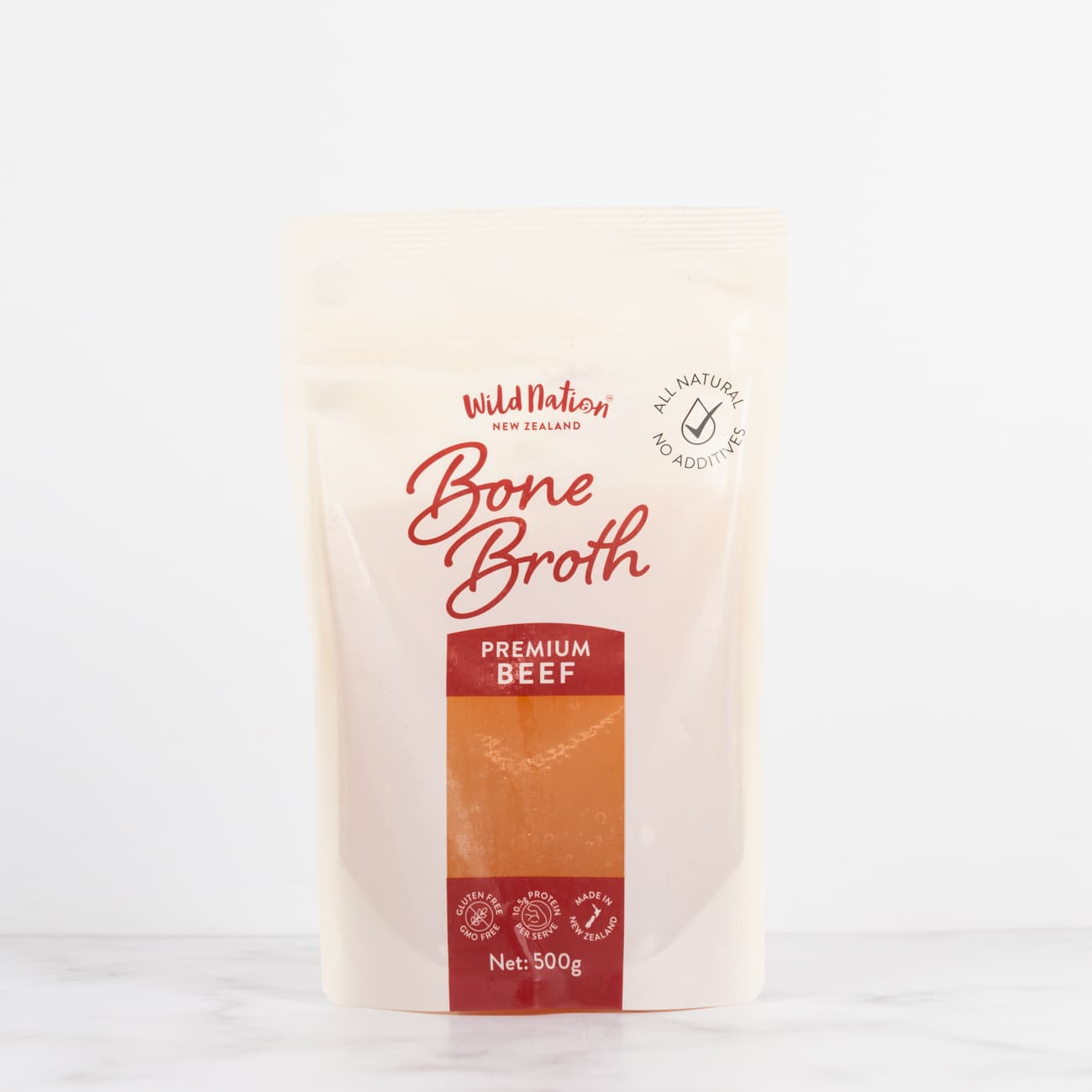 Wild Nation Bone Broth Premium Beef 500g