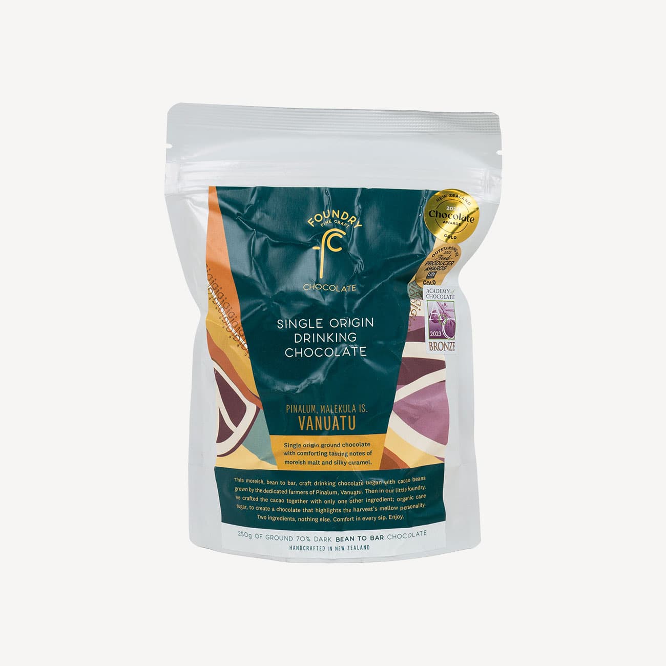 Foundry Pinalum, Malekula Island, Vanuatu 70% - Drinking Chocolate 250g