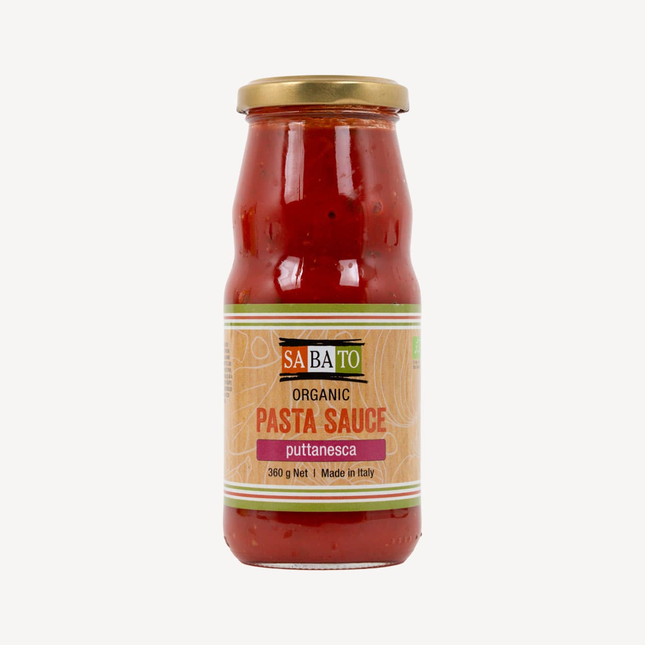 Sabato Organic Puttanesca Pasta Sauce 360g