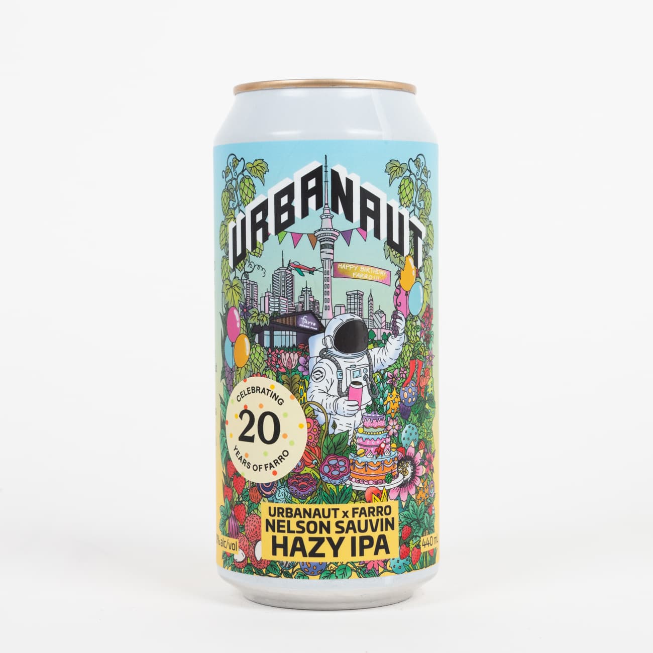 Urbanaut x Farro Nelson Sauvin Hazy Ipa 440ml