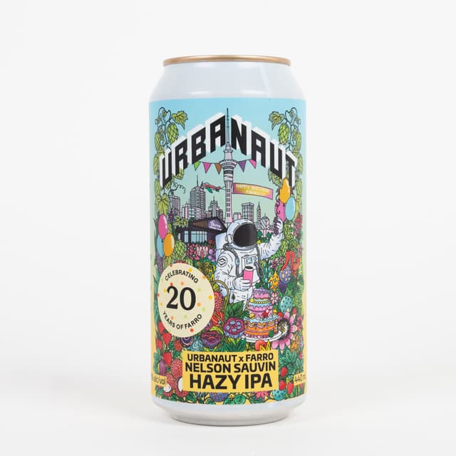 Urbanaut x Farro Nelson Sauvin Hazy Ipa 440ml