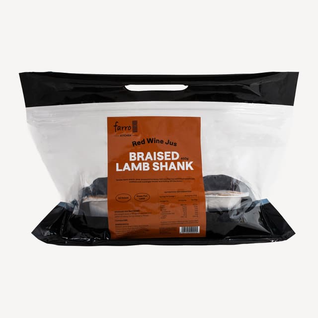 Farro Kitchen Braised Lamb Shank 450g
