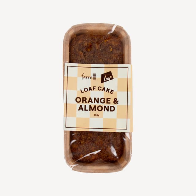 Farro Orange & Almond Loaf Cake 350g