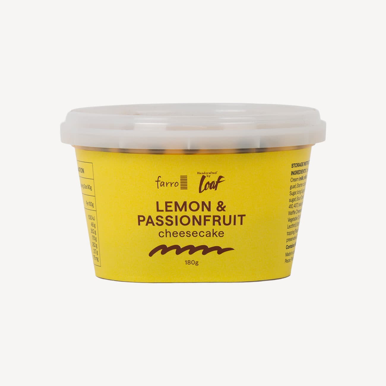Farro Lemon Passionfruit Waffle Cheesecake 180g