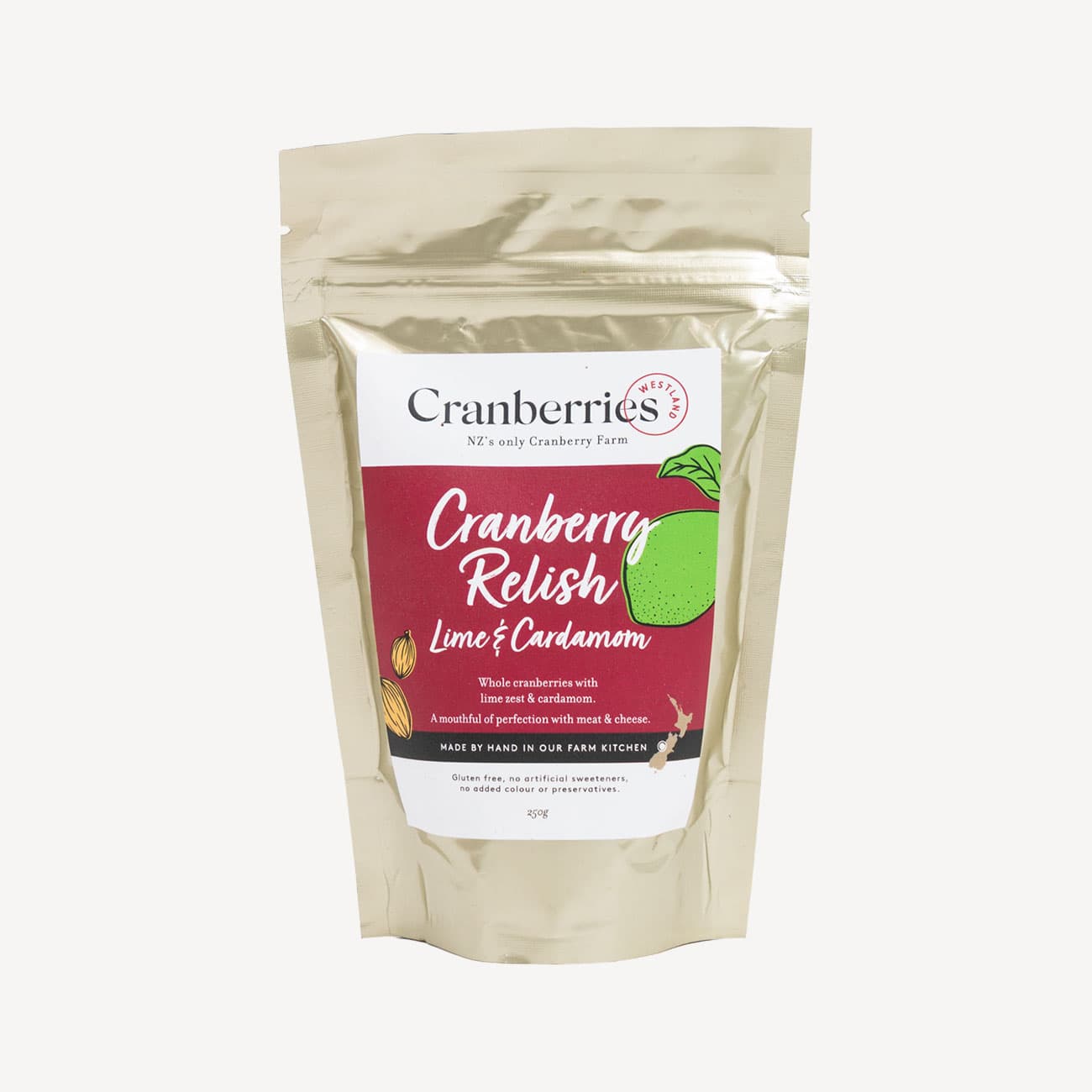 Cranberry Westland Cranberry Relish With Lime And Cardamom 250g