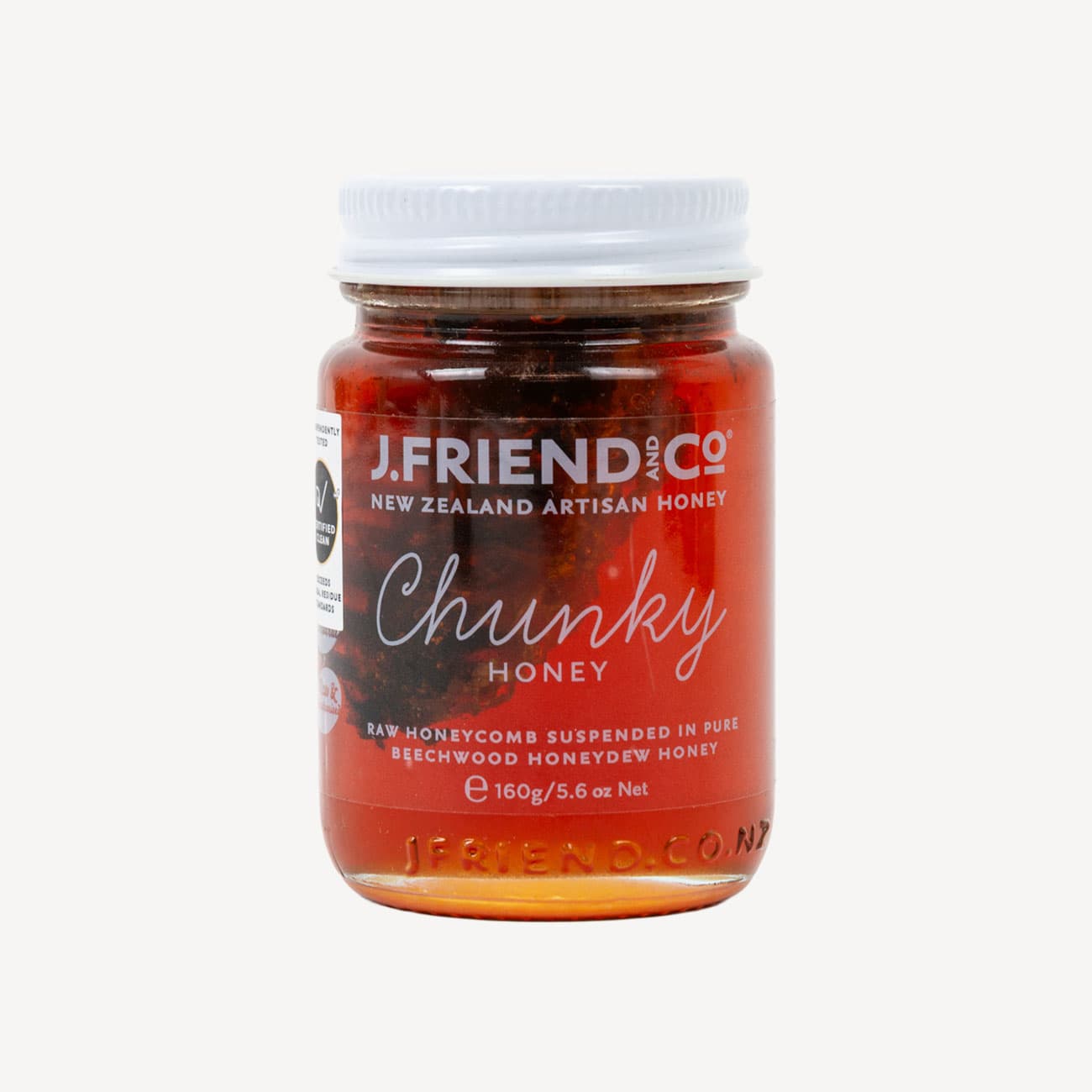 J Friend Chunky Honey 160g