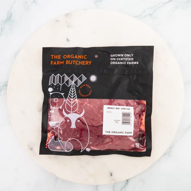 The Organic Farm Butchery Beef Schnitzel 400g