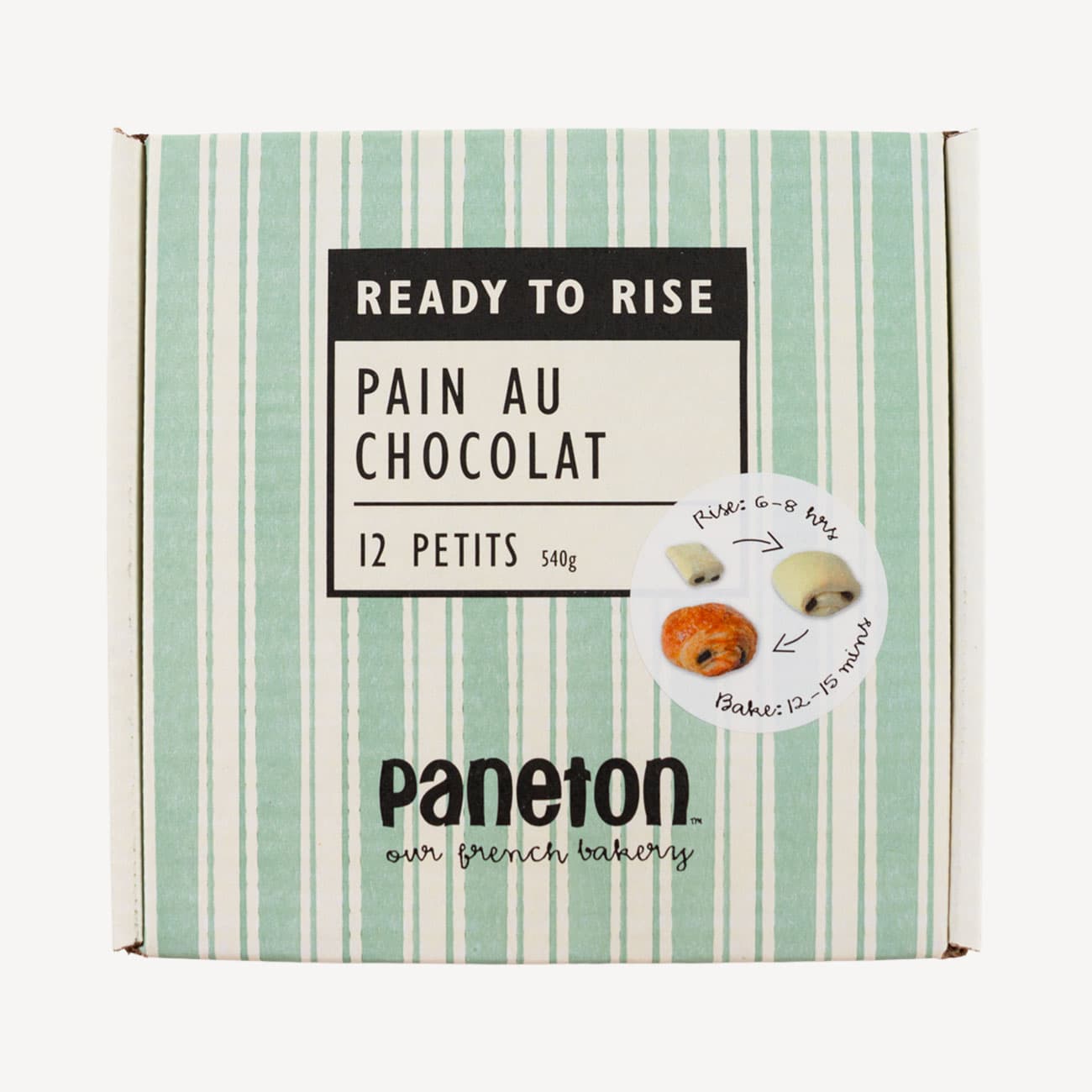 Paneton Frozen Ready To Rise Pain Au Chocolat Mini 12 Pack