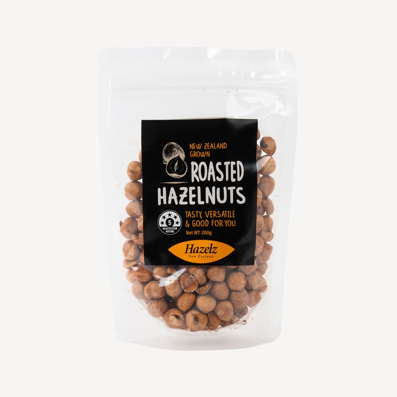 Hazelz Roasted Hazelnuts 200g