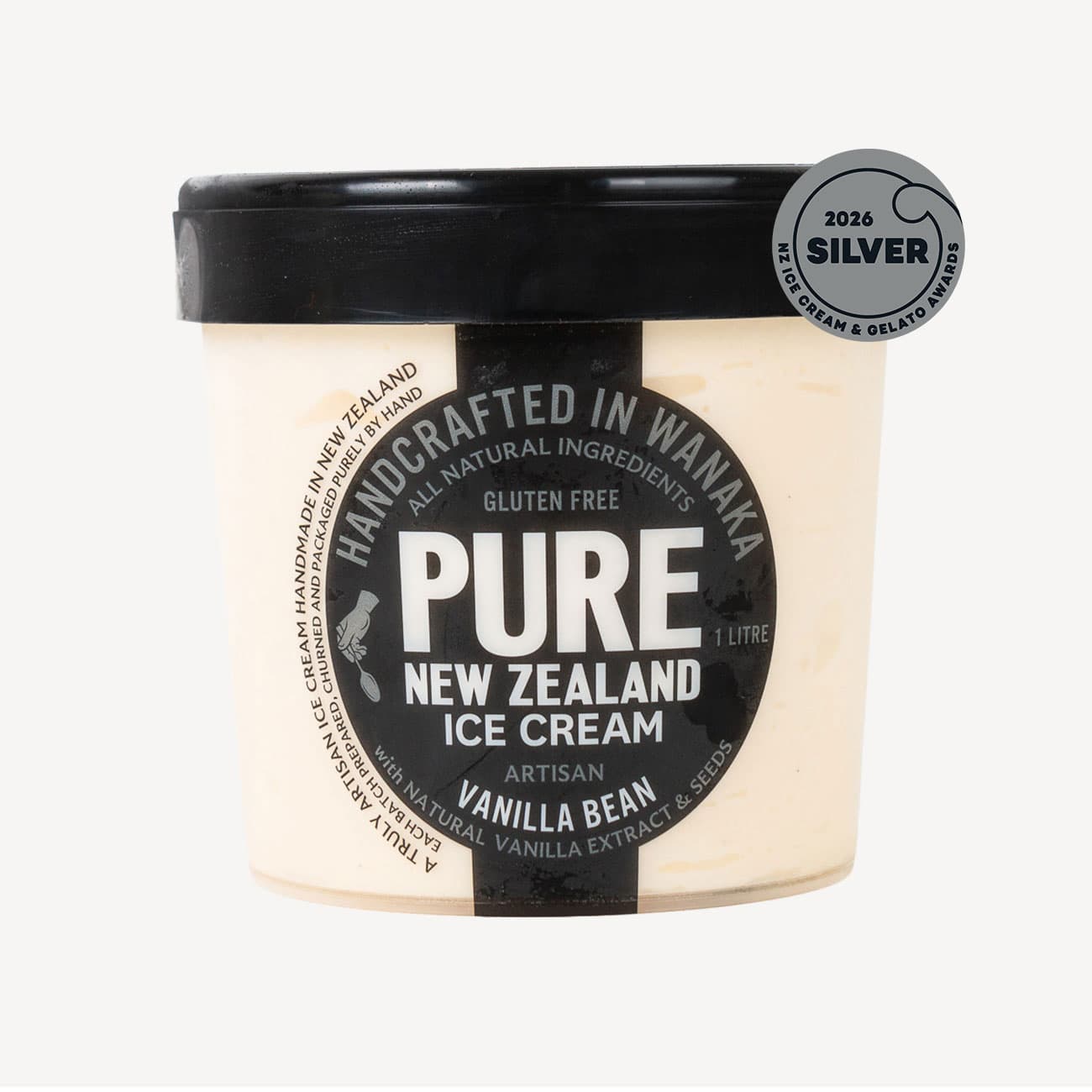 Pure Nz Vanilla Bean Ice Cream 1l