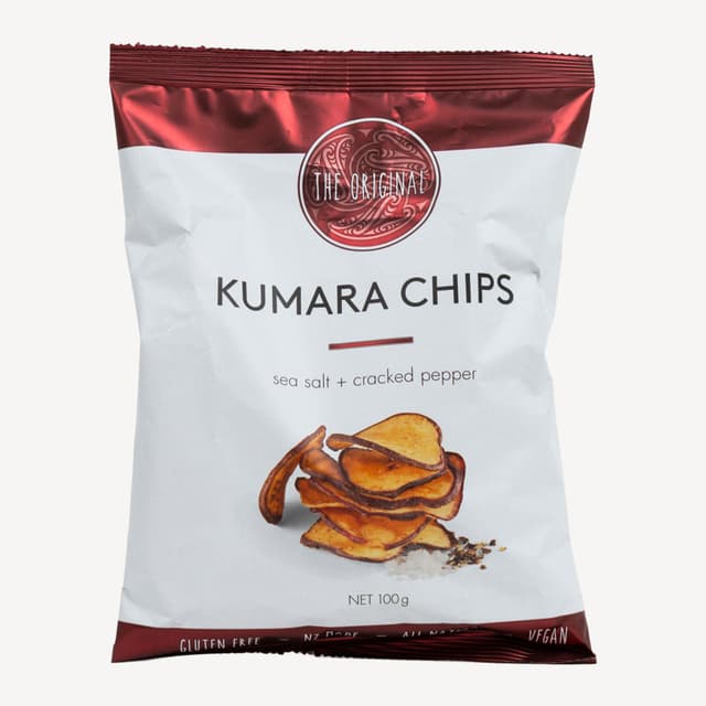 The Original Kumara Chips Sea Salt And Cracked Pepper 100g