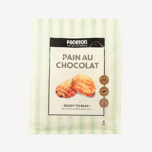 Paneton Frozen Ready To Bake Pain Au Chocolat 6 Pack