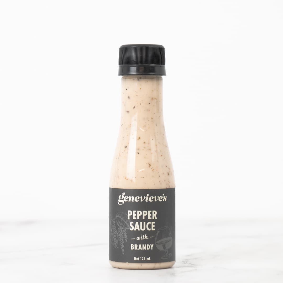 Genevieves Pepper And Brandy Meat Sauce 125ml