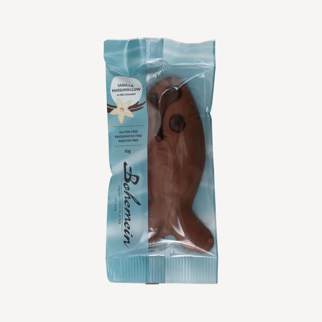 Bohemein Marshmallow Milk Chocolate Fish 50g