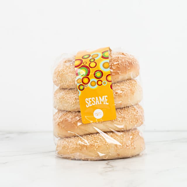 Bagel Love Sesame Bagels 4 Pack