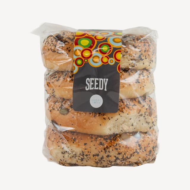 Bagel Love Seedy Bagels 4 Pack