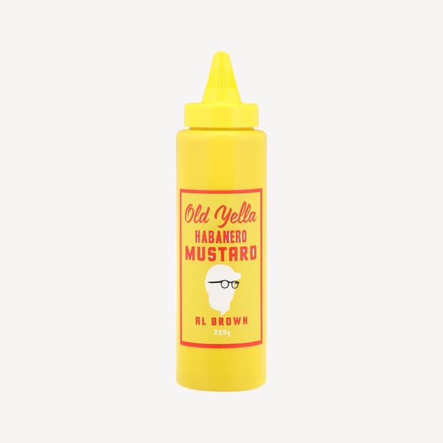 Al Brown Old Yella Habanero Mustard 250g