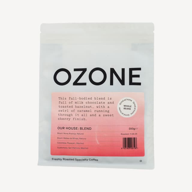 Ozone Our House Blend Whole Beans 200g