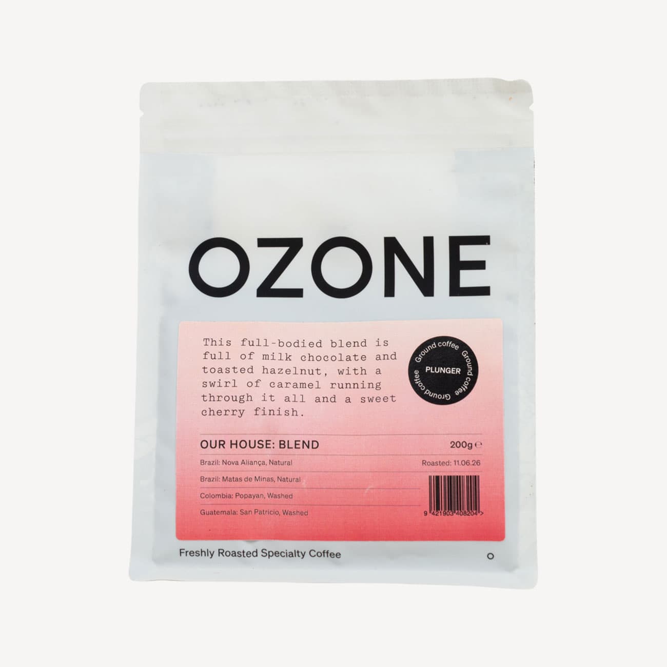 Ozone Our House Blend Plunger Ground 200g